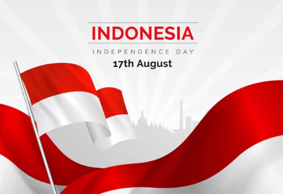 <p>Ilustrasi bendera merah putih. Berikut ini lirik lagu 17 Agustus tahun 45, judul remi dan penciptanya. (Foto: Freepik).</p>
