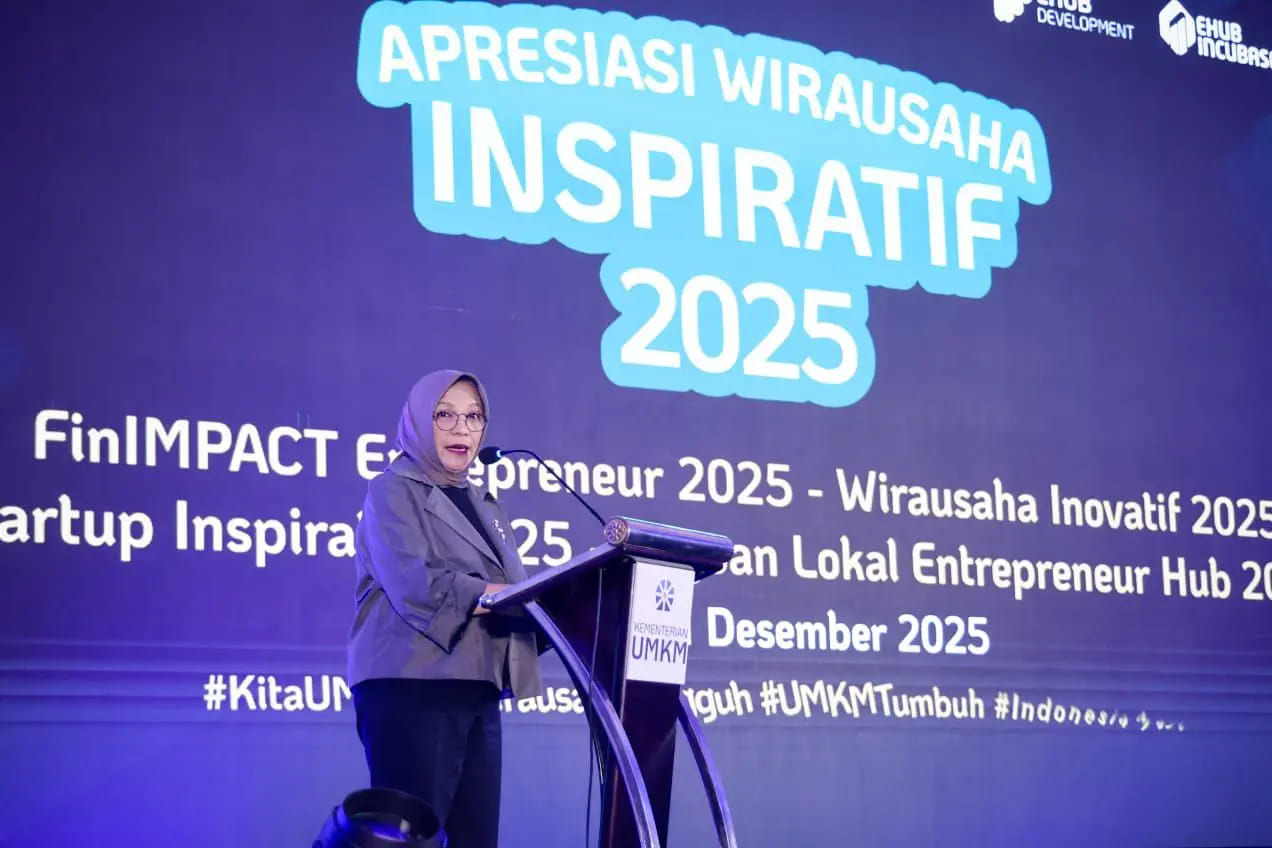 Lampaui Target! Kementerian UMKM Capai 3,29 Persen Rasio Kewirausahaan Nasional 2025
