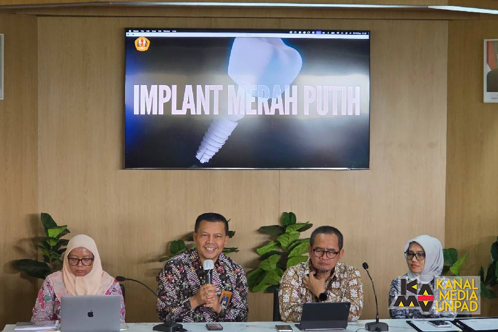 Implan Gigi Merah Putih Hasil Riset FKG Unpad akan Diproduksi, Unpad Gandeng Mitra Industri 