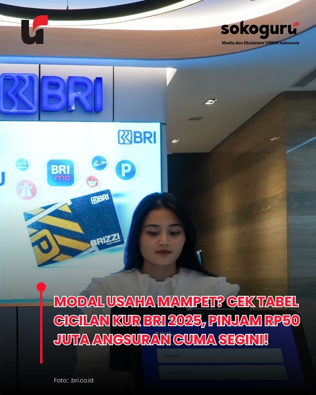 <p>Plafon Rp100 Juta BRI - Butuh dana segar buat ekspansi? Ini rincian lengkap tabel KUR BRI 2025. Angsuran mulai Rp20 ribuan, bunga subsidi pemerintah, pas buat UMKM yang lagi berjuang.</p>
